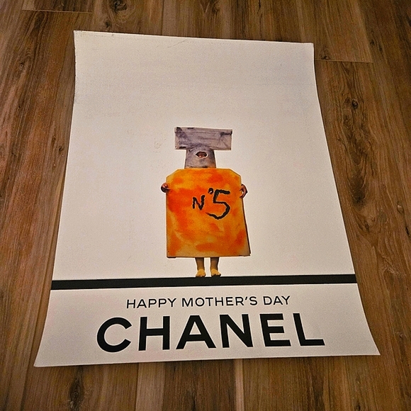 Unique Chanel No 5 Poster Mother's Day Chanel Poster Avant Garde Poster - Picture 1 of 6